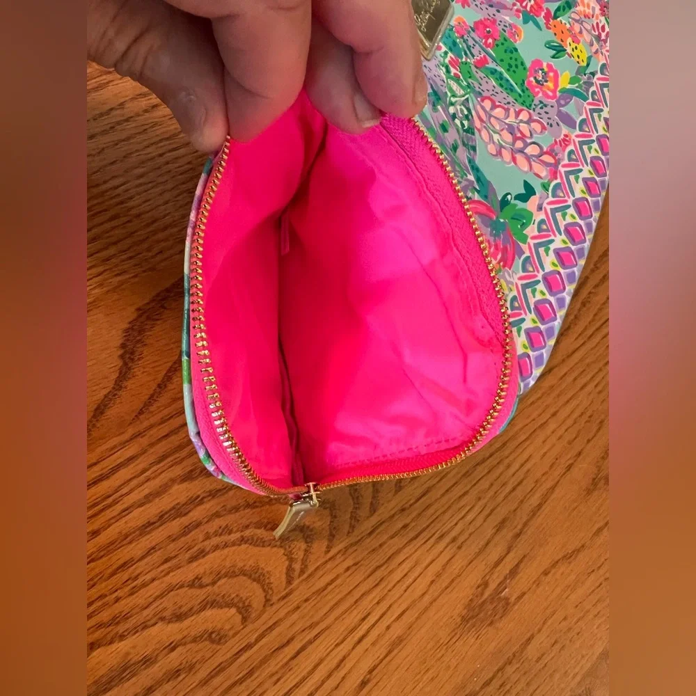 NWT Lilly Pulitzer Tech Pouch Set 2 PC Padded Laptop Case Zip Me and My Zesty